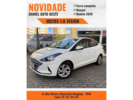 HYUNDAI HB20S 1.6 16V FLEX VISION MANUAL HYUNDAI HB20S 1.6 16V FLEX VISION MANUAL